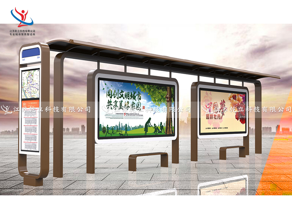 合肥候車亭安裝實景